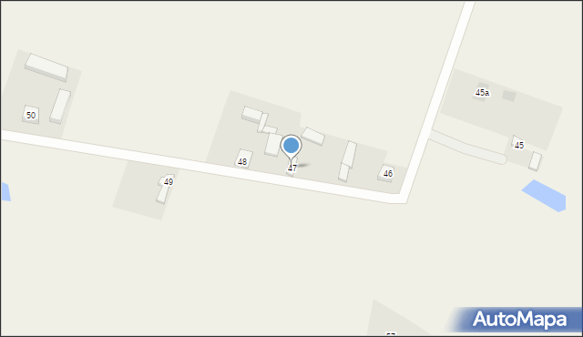 Wola Nowska, Wola Nowska, 47, mapa Wola Nowska