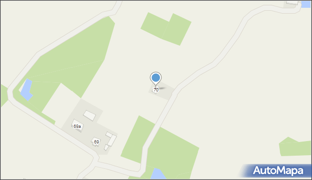 Wola Ociecka, Wola Ociecka, 70, mapa Wola Ociecka