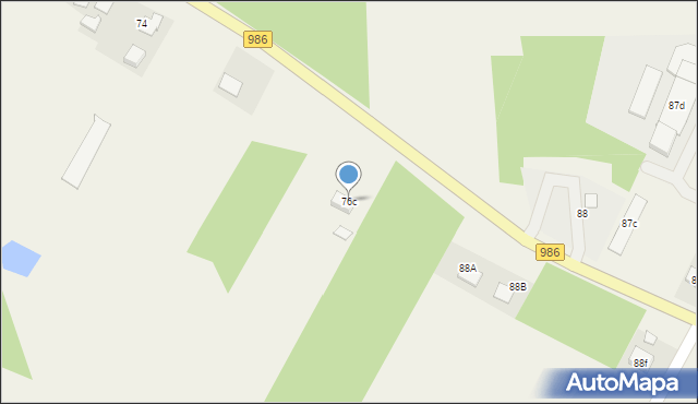 Wola Ociecka, Wola Ociecka, 76c, mapa Wola Ociecka