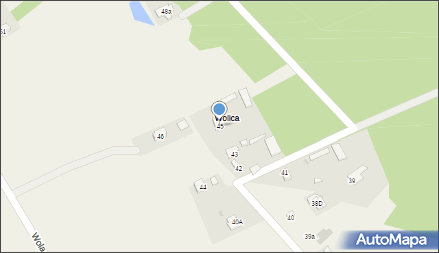 Wola Owadowska, Wola Owadowska, 45, mapa Wola Owadowska