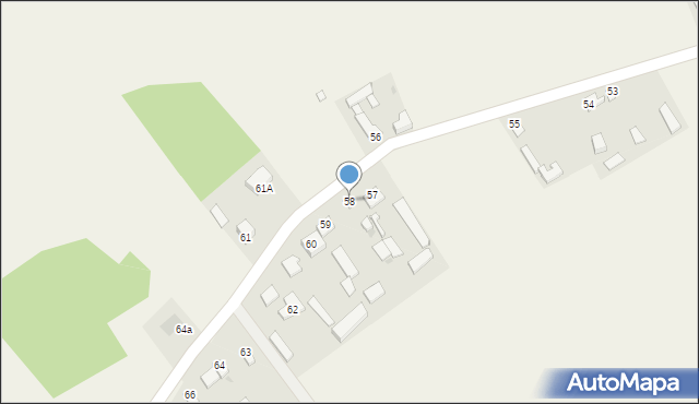 Wola Owadowska, Wola Owadowska, 58, mapa Wola Owadowska