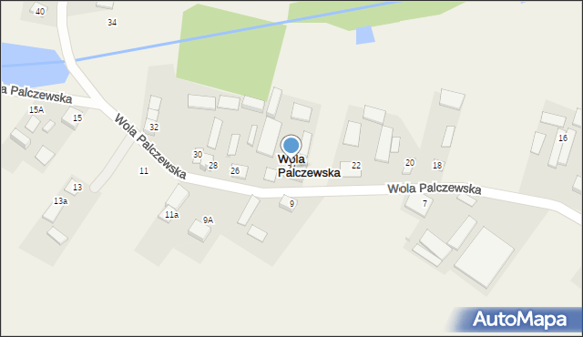 Wola Palczewska, Wola Palczewska, 24, mapa Wola Palczewska