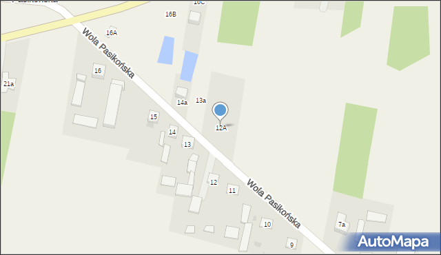 Wola Pasikońska, Wola Pasikońska, 12A, mapa Wola Pasikońska