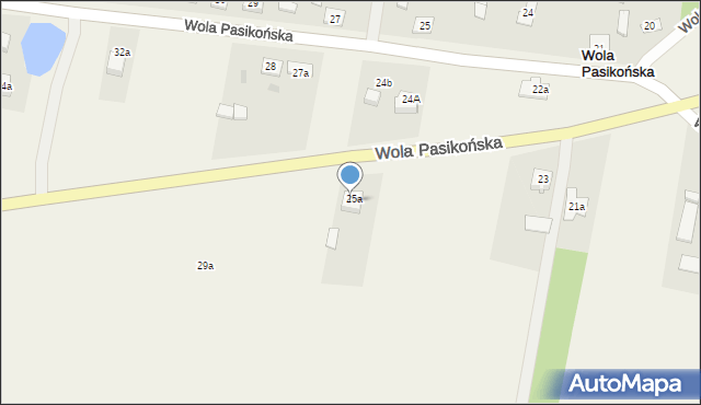 Wola Pasikońska, Wola Pasikońska, 26a, mapa Wola Pasikońska