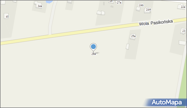Wola Pasikońska, Wola Pasikońska, 29a, mapa Wola Pasikońska