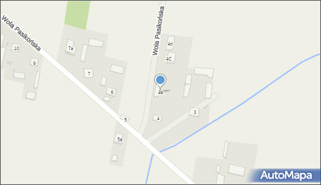 Wola Pasikońska, Wola Pasikońska, 4a, mapa Wola Pasikońska