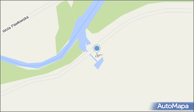 Wola Pawłowska, Wola Pawłowska, 133, mapa Wola Pawłowska