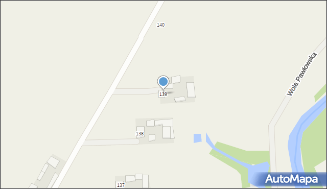 Wola Pawłowska, Wola Pawłowska, 139, mapa Wola Pawłowska