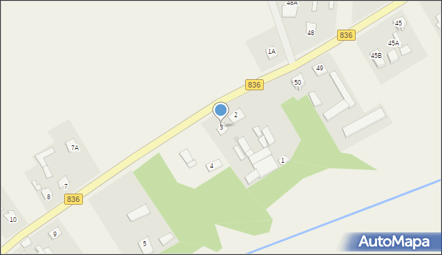 Wola Piasecka, Wola Piasecka, 3, mapa Wola Piasecka