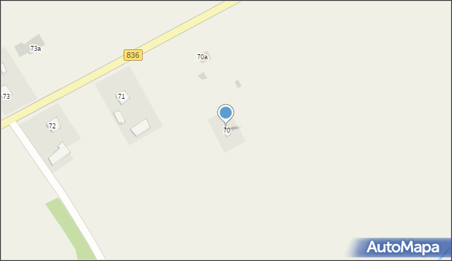 Wola Piasecka, Wola Piasecka, 70, mapa Wola Piasecka