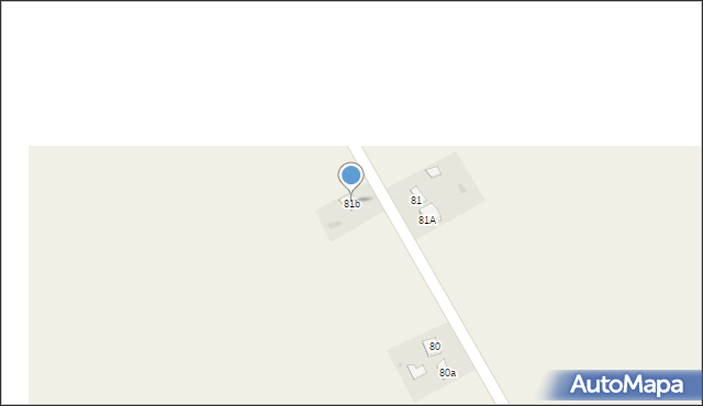 Wola Piasecka, Wola Piasecka, 81b, mapa Wola Piasecka