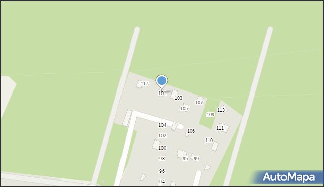 Wola Pieczyska, Wola Pieczyska, 101, mapa Wola Pieczyska