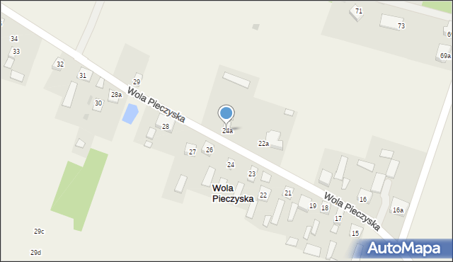 Wola Pieczyska, Wola Pieczyska, 24a, mapa Wola Pieczyska