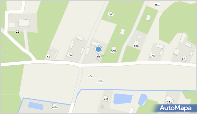 Wola Pieczyska, Wola Pieczyska, 55, mapa Wola Pieczyska