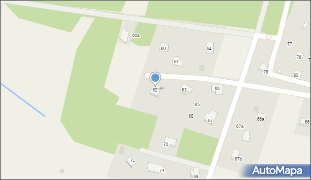 Wola Pieczyska, Wola Pieczyska, 62, mapa Wola Pieczyska