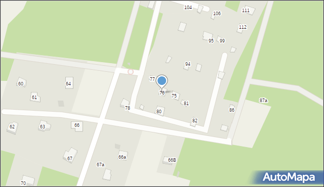Wola Pieczyska, Wola Pieczyska, 76, mapa Wola Pieczyska