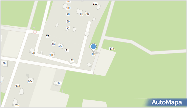 Wola Pieczyska, Wola Pieczyska, 86, mapa Wola Pieczyska