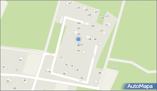 Wola Pieczyska, Wola Pieczyska, 96, mapa Wola Pieczyska