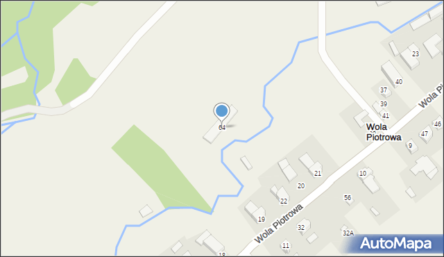 Wola Piotrowa, Wola Piotrowa, 64, mapa Wola Piotrowa