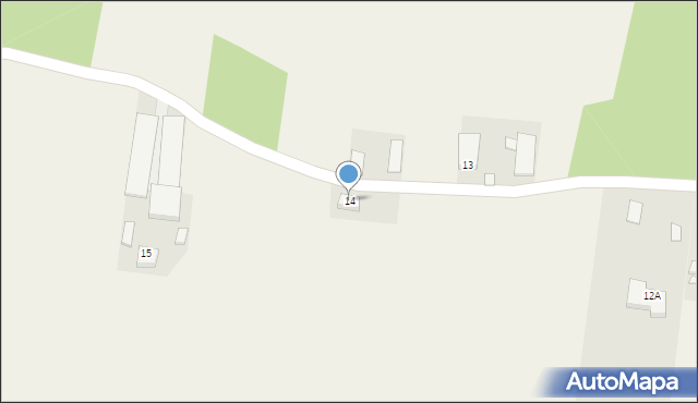 Wola Pniewska, Wola Pniewska, 14, mapa Wola Pniewska
