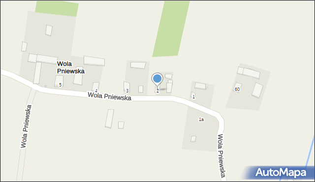 Wola Pniewska, Wola Pniewska, 2, mapa Wola Pniewska