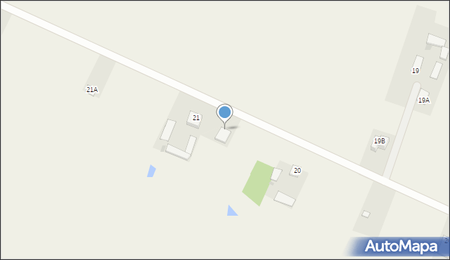 Wola Pniewska, Wola Pniewska, 21b, mapa Wola Pniewska