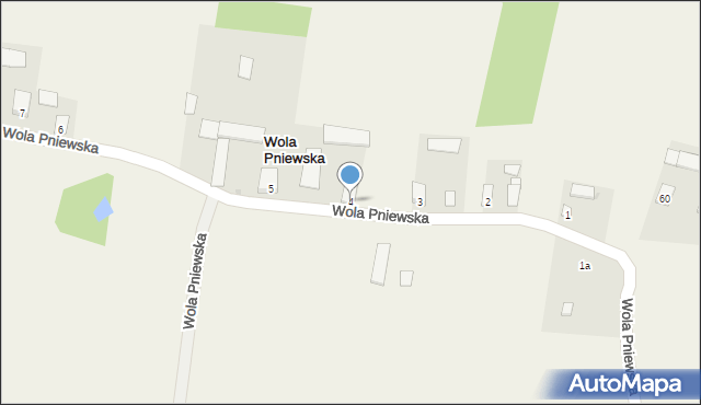 Wola Pniewska, Wola Pniewska, 4, mapa Wola Pniewska