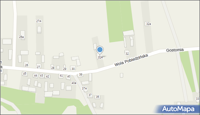 Wola Pobiedzińska, Wola Pobiedzińska, 31A, mapa Wola Pobiedzińska
