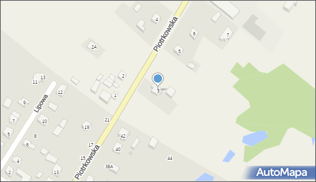 Wola Przedborska, Wola Przedborska, 3, mapa Wola Przedborska