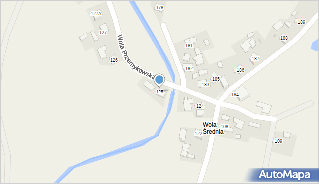 Wola Przemykowska, Wola Przemykowska, 125, mapa Wola Przemykowska