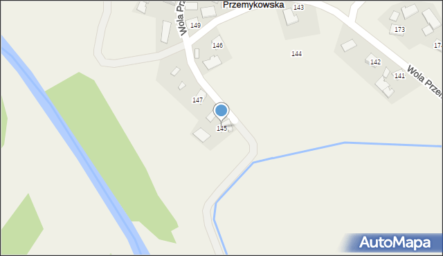 Wola Przemykowska, Wola Przemykowska, 145, mapa Wola Przemykowska