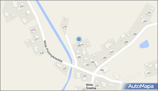 Wola Przemykowska, Wola Przemykowska, 181, mapa Wola Przemykowska