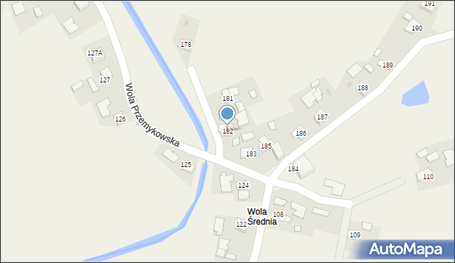 Wola Przemykowska, Wola Przemykowska, 182, mapa Wola Przemykowska