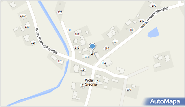 Wola Przemykowska, Wola Przemykowska, 185, mapa Wola Przemykowska