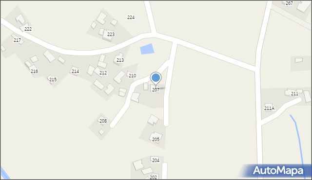 Wola Przemykowska, Wola Przemykowska, 207, mapa Wola Przemykowska