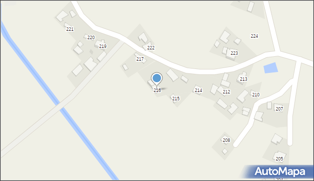 Wola Przemykowska, Wola Przemykowska, 216, mapa Wola Przemykowska