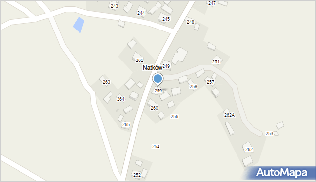 Wola Przemykowska, Wola Przemykowska, 259, mapa Wola Przemykowska