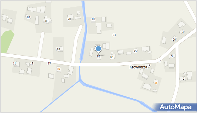 Wola Przemykowska, Wola Przemykowska, 92, mapa Wola Przemykowska