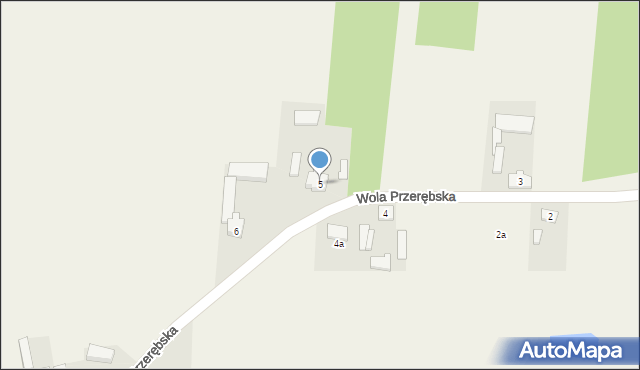 Wola Przerębska, Wola Przerębska, 5, mapa Wola Przerębska