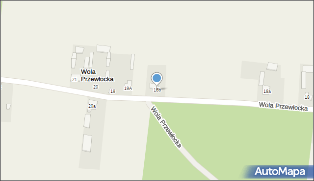 Wola Przewłocka, Wola Przewłocka, 18b, mapa Wola Przewłocka