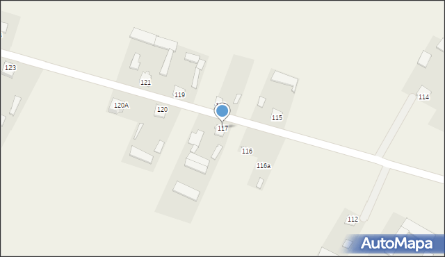 Wola Przybysławska, Wola Przybysławska, 117, mapa Wola Przybysławska