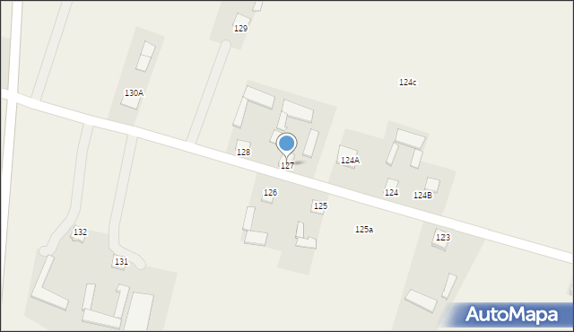 Wola Przybysławska, Wola Przybysławska, 127, mapa Wola Przybysławska