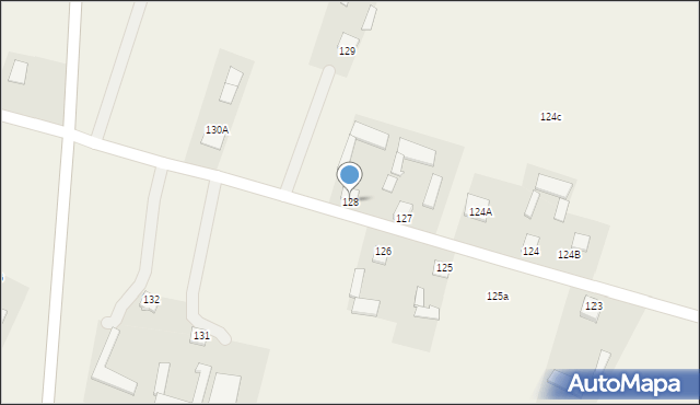 Wola Przybysławska, Wola Przybysławska, 128, mapa Wola Przybysławska