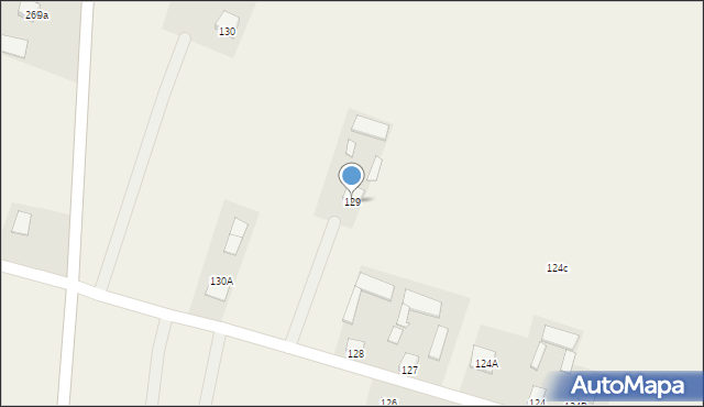 Wola Przybysławska, Wola Przybysławska, 129, mapa Wola Przybysławska