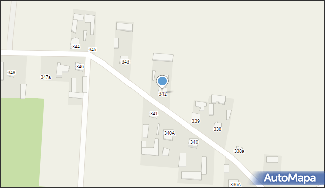 Wola Przybysławska, Wola Przybysławska, 342, mapa Wola Przybysławska