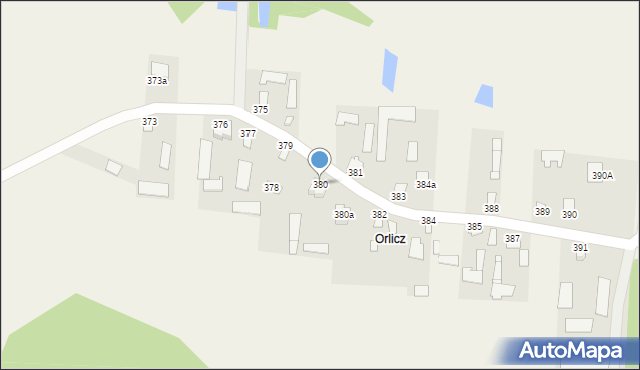 Wola Przybysławska, Wola Przybysławska, 380, mapa Wola Przybysławska