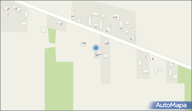 Wola Pszczółecka, Wola Pszczółecka, 13a, mapa Wola Pszczółecka