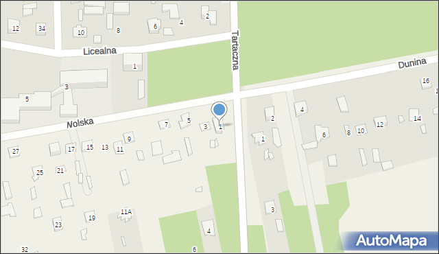 Wola Rafałowska, Wolska, 1, mapa Wola Rafałowska