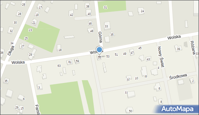 Wola Rafałowska, Wolska, 55, mapa Wola Rafałowska