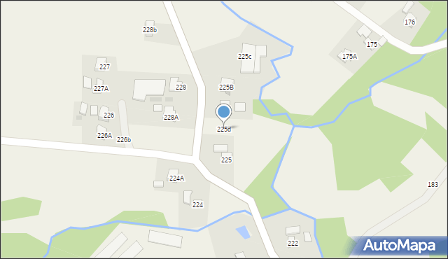 Wola Rafałowska, Wola Rafałowska, 225d, mapa Wola Rafałowska